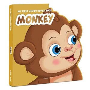 My First Shaped Board book - Who am I ? Monkey
