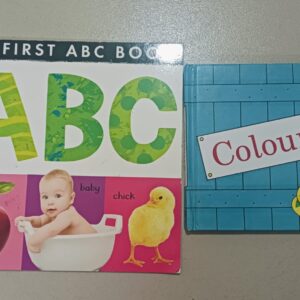 Toddler's combo- First ABC  book and Colours board book