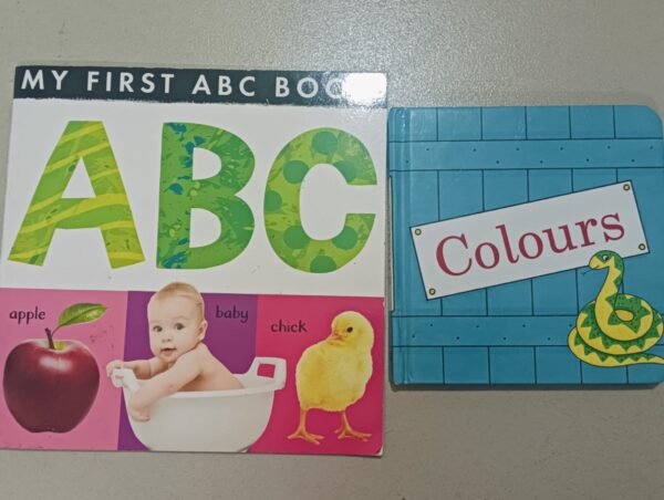 Toddler's combo- First ABC  book and Colours board book