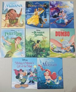 collection of disney story books ( 8 mini books )