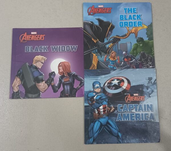 Set of 3 Avengers mini books