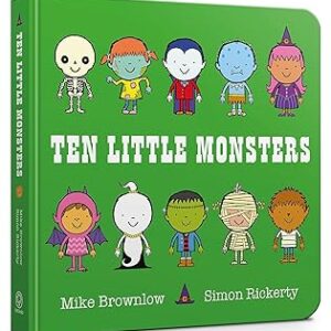 TEN LITTLE MONSTERS- Board book