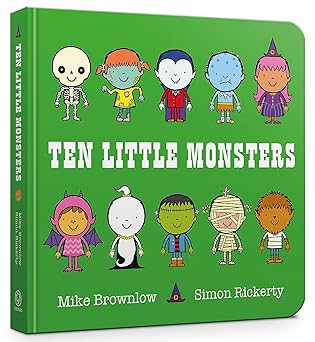 TEN LITTLE MONSTERS- Board book